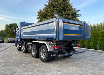 SCANIA G450 8x4 - třístranný sklápěč Meiller - 5