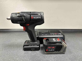 Aku rázový utahovák WÜRTH + baterie + nabíječka - 5