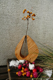 váza dřevěná-dubová - 5