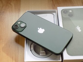  APPLE iPhone 13 128GB Green - ZÁRUKA - TOP - 100% BATERIE - 5