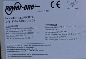 Solární měnič 4,2 KW AURORA - 5