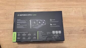 MSI GeForce RTX 5080 16GB - v záruce - 5