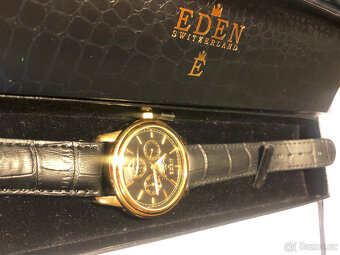 Nové švýcařské hodinky Eden, strojek quartz, originál krabi - 5