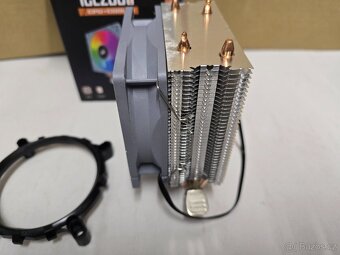 hladič procesoru ICE200Pro Air s RGB podsvícením + větrák - 5
