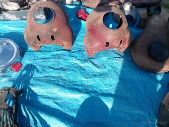 Jawa 350 perak,origo překryt karburace .tachometr 8000kč - 5