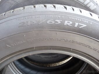 Letní pneu. MICHELIN PRIMACY 3 - 215/65/17 - nejeté - 5