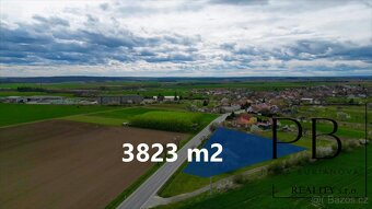 Pozemek k investici v obci Jamolice, o výměře 3 823 m2 - 5