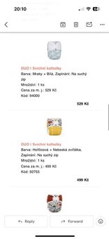 Látkové plenky Bamboolik - 5