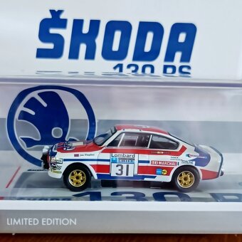 Model Škoda Škoda 130 RS (1976) - limit. edice (nové) - 5