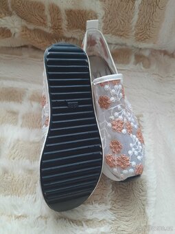 Krajkové espadrilky NOVE - 5