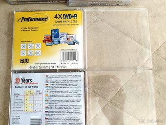 50x obaly 10,4 mm pro CD, DVD, Blu-ray - 5