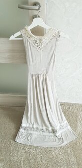 Bavlněné přirodní šaty vel.S - 5