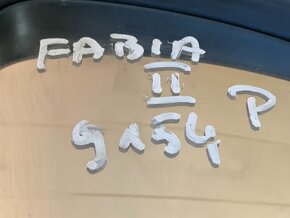 ŠKODA FABIA 2 - 5J - 2007-2014 - zrcátko PP - 9154 - 5