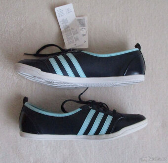 Dámské šněrovací baleríny modré Adidas 40 41 - 5