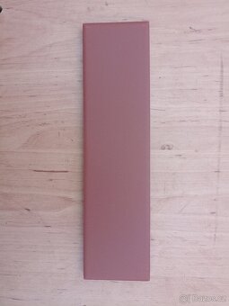 Obkladové pásky, cihlově červené matné - 5
