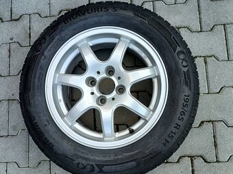 ALU kola 4x108 R15 + letní pneu Barum - 5