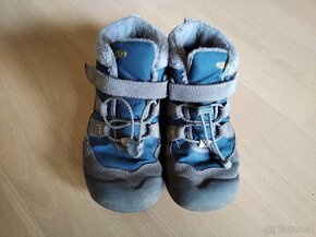 Zimní barefoot boty Keen KNOTCH CHUKKA CHILDREN steel grey/b - 5
