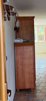 Šatní skřín celodřevěná - třešeň - 5