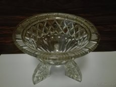 SKLENĚNÁ MÍSA NA NOŽIČKÁCH - 5