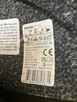 Dětská lyžařská helma WEDZE HK D500 - 5