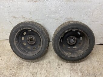 2x PLECHOVÝ DISK 6Jx15H2 ET38 5x100 S PNEU MATADOR 195/65R15 - 5