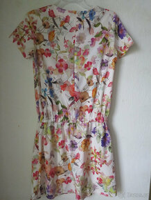 Dámské letní květované šaty s kapsami - 5