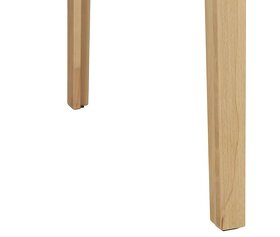 Rozkládací jídelní stůl - Jádrový buk masiv 80-120 cm - 5