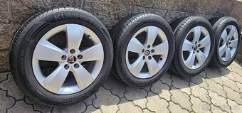 Originál alu Škoda Fabia 3 5x100 185/60 R15 - 6mm - 5