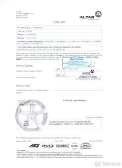 215/55 R17 zimní pneu DUNLOP WInter sport 5 + DEZENT TD R17 - 5