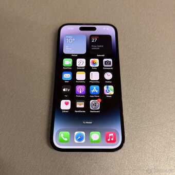 iPhone 14 Pro 128GB černý, pěkný stav, 12 měsíců záruka - 5