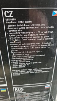 Napařovací žehlička AEG DBS 5558

 - 5