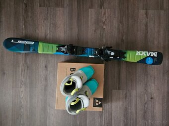 Dětské  sjezdové lyže  Elán 110 + boty Fischer 20,5 - 5