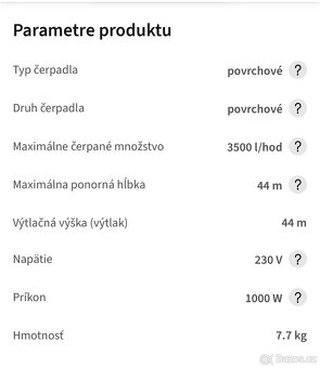 Zahradní čerpadlo HECHT 3100 párkrát použité - 5