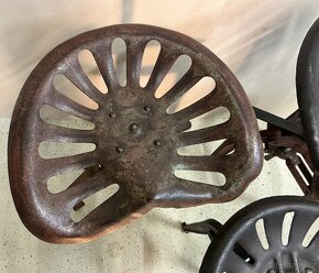 3x industriální židle, stolička, cena za kus - 5