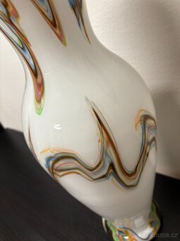 Autorské sklo - velká váza - 5