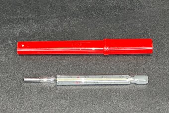 Přesný Lékařský Teploměr - RTUT'OVÝ. Funkční. - 5