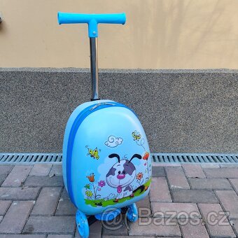 Dětská cestovní koloběžka 2v1 s kufříkem - 5
