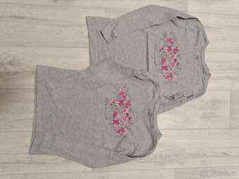 Různá trika s dlouhým rukávem vel. 134 - 5