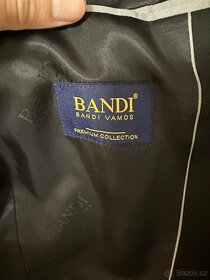 Černý pánský oblek BANDI 54/182 a 52/182 - 5