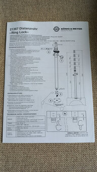Predám Dištančné tyče K&M, stojany na reproboxy - 5