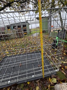 Klec pro psy Feandrea, XL, skládací, se 2 dvířky - 5
