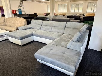 Sedací souprava tvaru U - rozkládací - NEPOUŽITÁ - 5