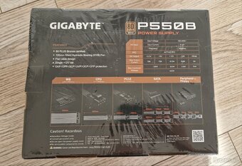 ATX zdroj Gigabyte P550B - NOVÝ - 5
