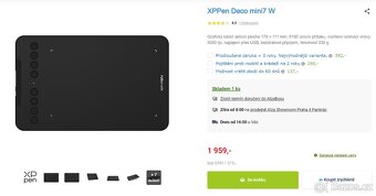 Grafický Tablet Deco Mini 7W - Kompletní balení - TOP Stav - 5