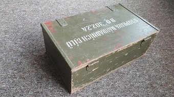 Vojenská dřevěná bedna 2x - 5