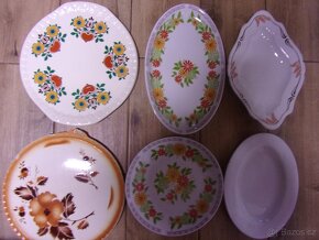 Prodám porcel. talíře,hrnky,skleničky - 5