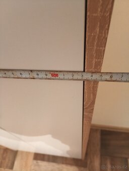 Předsíňová stěna dub sonoma/bílá - 5