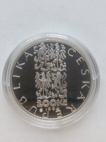 Pamětní mince 200Kč 1994 Koněspřežka proof - 5