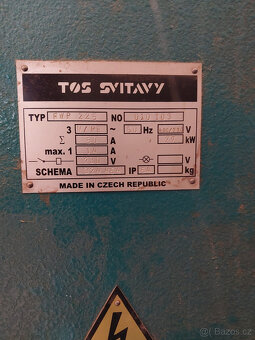 FWP 225 -litinová čtyřstranná profilovací frézka TOS Svitavy - 5