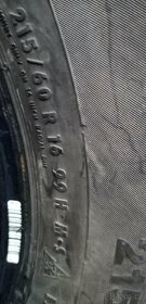 PRODÁM LETNÍ PNEU 215 /60 R16 CONTINENTAL - 5